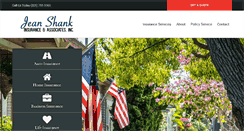 Desktop Screenshot of jeanshankinsurance.com